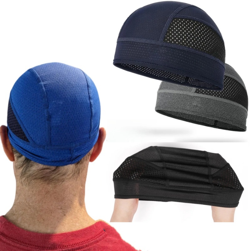 Skull Cap Helmet Liner - Летняя быстросохнущая дышащая сетчатая шапка-бини для
