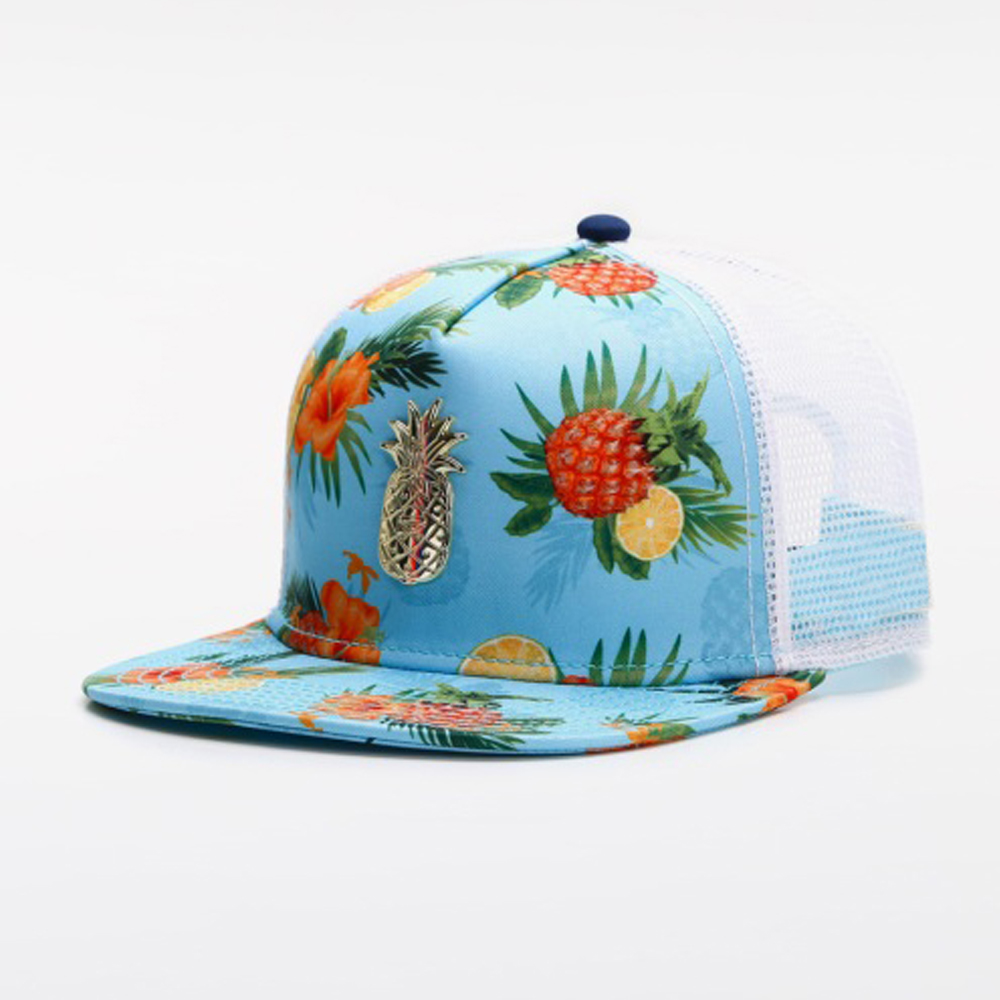 Snapback Hat Flat - Модная универсальная кепка с тропическим фруктовым