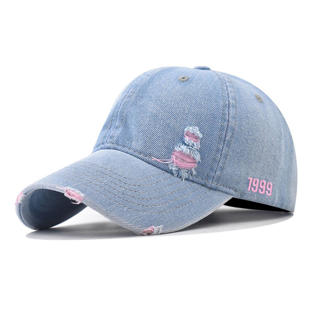 Visor Sun Hat - Женская джинсовая бейсболка унисекс с эффектом
