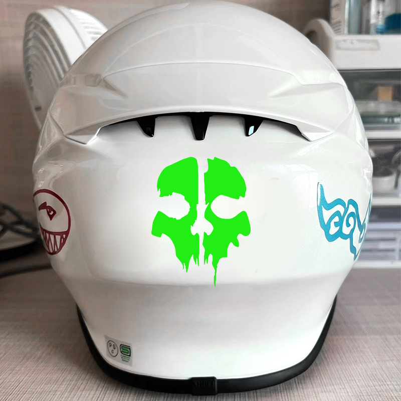 Красочные наклейки на мотоцикл – обзор и цена Skull Cap Helmet Liner