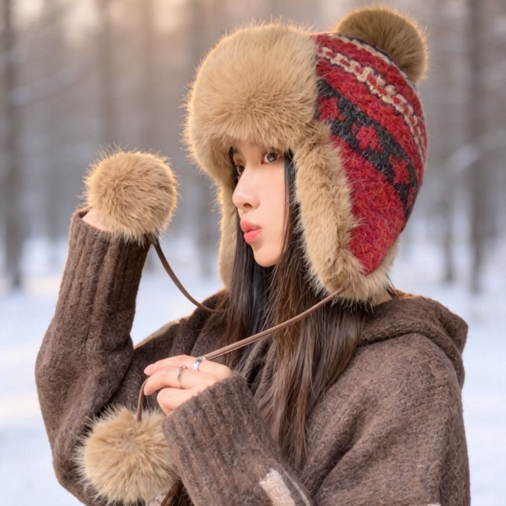 Стильная вязаная шапка-ушанка  – обзор и цена Trapper Hat Ear Flap